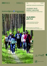 Jesienny rajd nordic walking po spalskich lasach